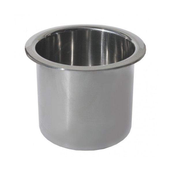 Drink Holder w/Rim Gasket - 3" Stainless Steel